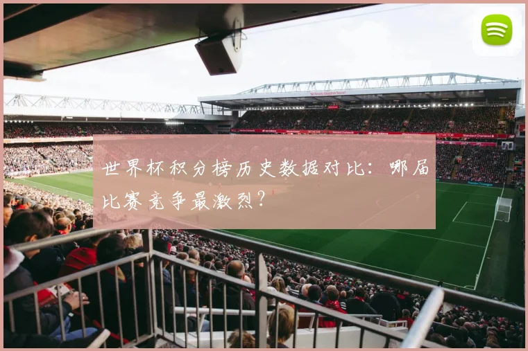 世界杯积分榜历史数据对比:哪届比赛竞争最激烈?
